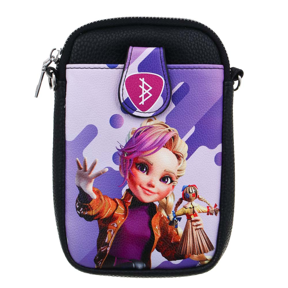 BY Русские Супергерои Василиса Сумка подростковая на длинном ремне, ПУ, 18х12х2,5см, МП-19, арт.№ 337-201