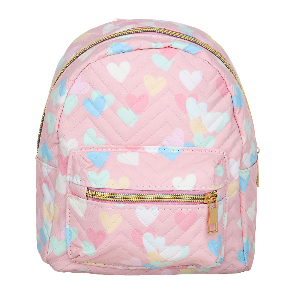 ЮL Лилита Рюкзак детский с сердечками, ПУ, 22х17х9см, 3 цвета, КЖС24-29, арт.№ 337-204