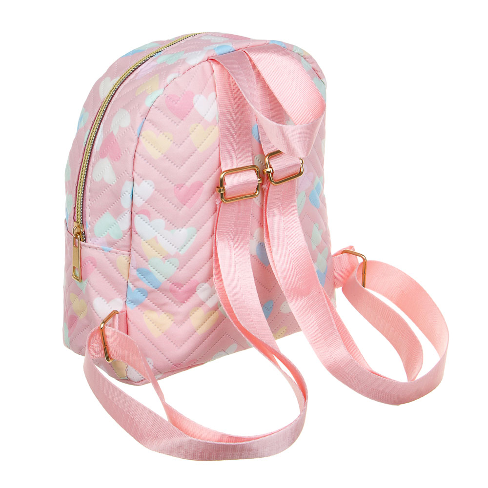 ЮL Лилита Рюкзак детский с сердечками, ПУ, 22х17х9см, 3 цвета, КЖС24-29, арт.№ 337-204