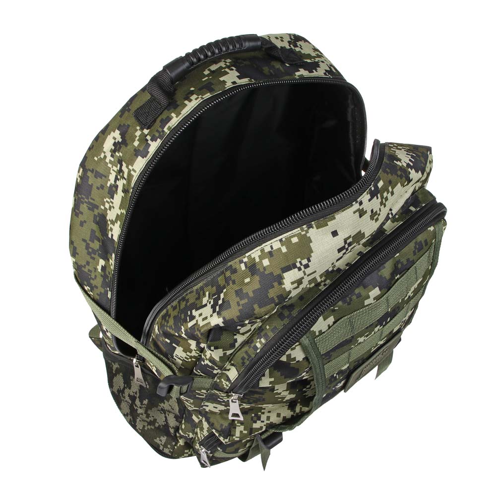 Рюкзак туристический 55 литров тм РУССО ТУРИСТО, 2 цвета, 63х38х18 см, полиэстер, арт.№ 118-106