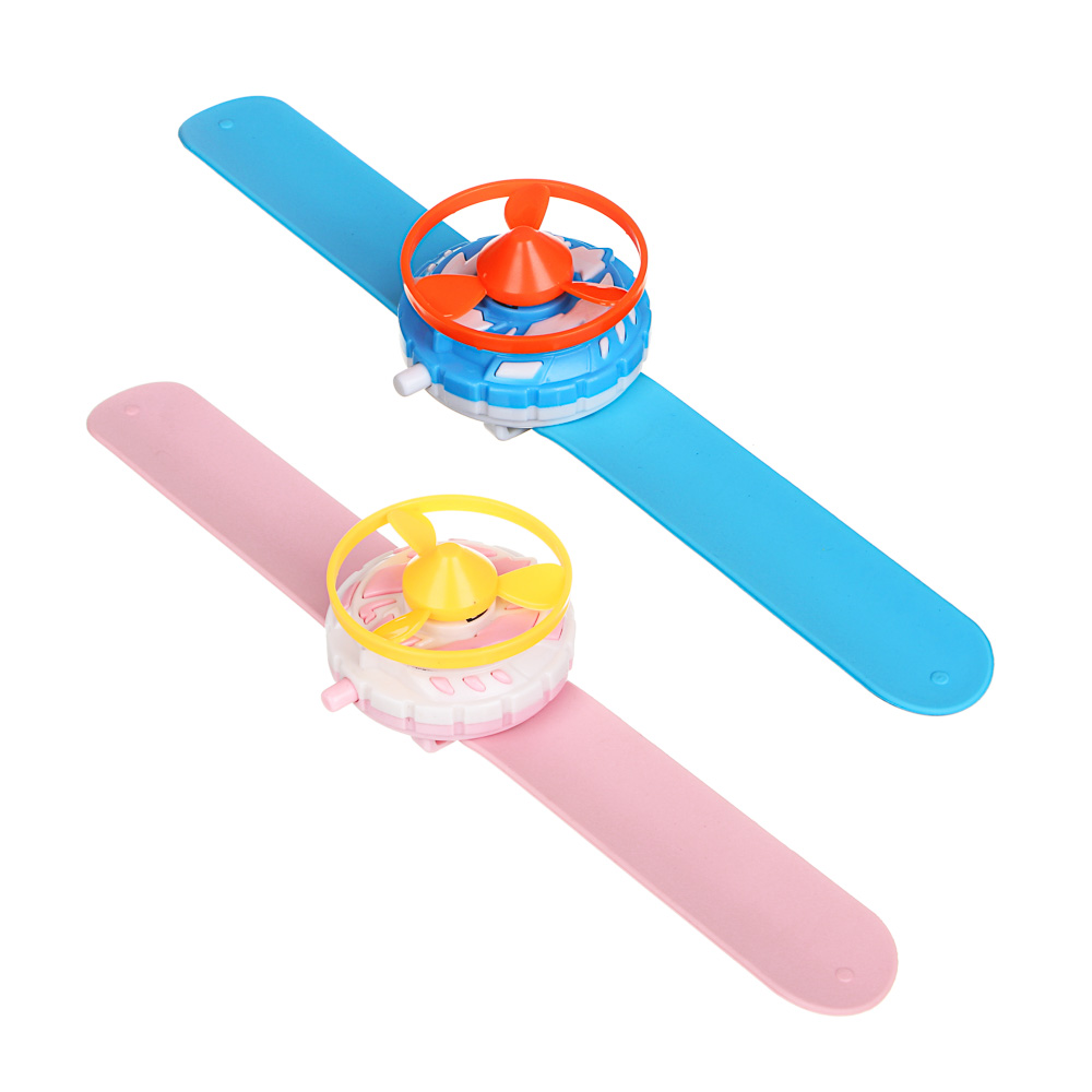 ИГРОЛЕНД Кляк-браслет "Стреляющий дисками", пластик, 27х11см, 2 цвета, арт.№ 295-185