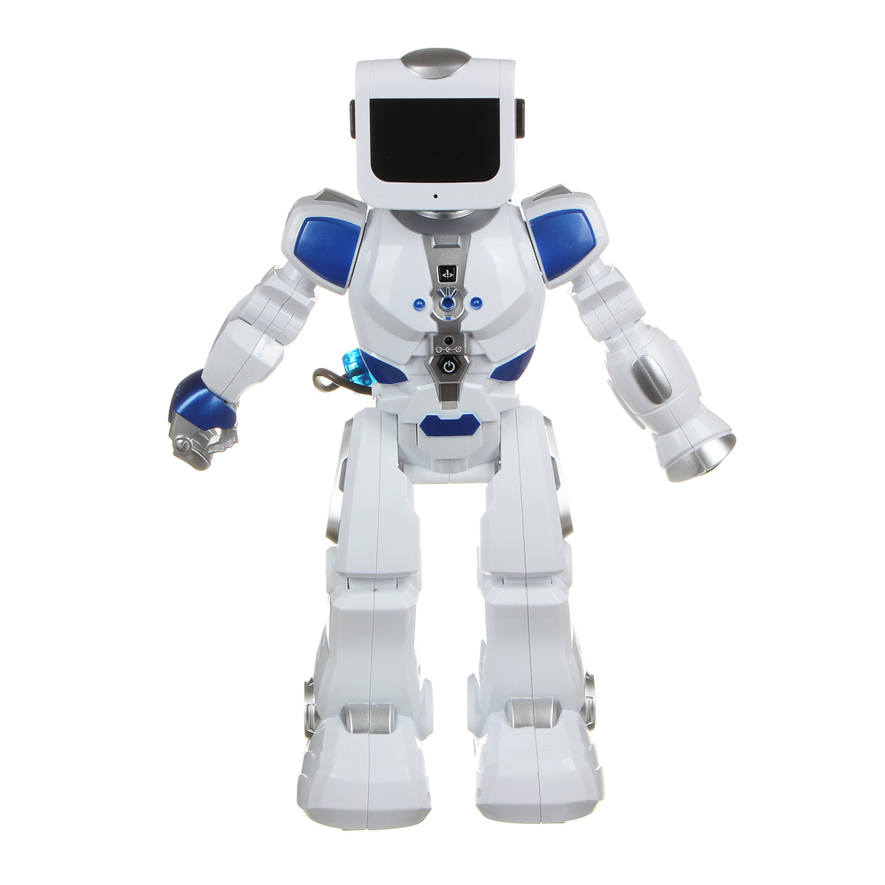 ИГРОЛЕНД Робот свет, звук, движение, поворот головы, ABS, PVC, ЗУ, 2ААА,39x15,3x42,5см, арт.№ 296-081