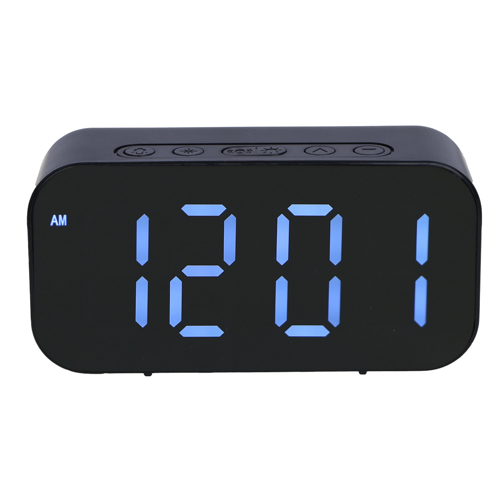 LADECOR CHRONO Будильник электронный, 12x4x6 см,3xAAA, пластик, цвет корпуса черный, арт.№ 529-316