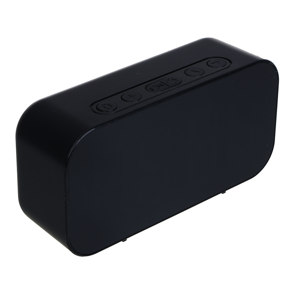 LADECOR CHRONO Будильник электронный, 12x4x6 см,3xAAA, пластик, цвет корпуса черный, арт.№ 529-316