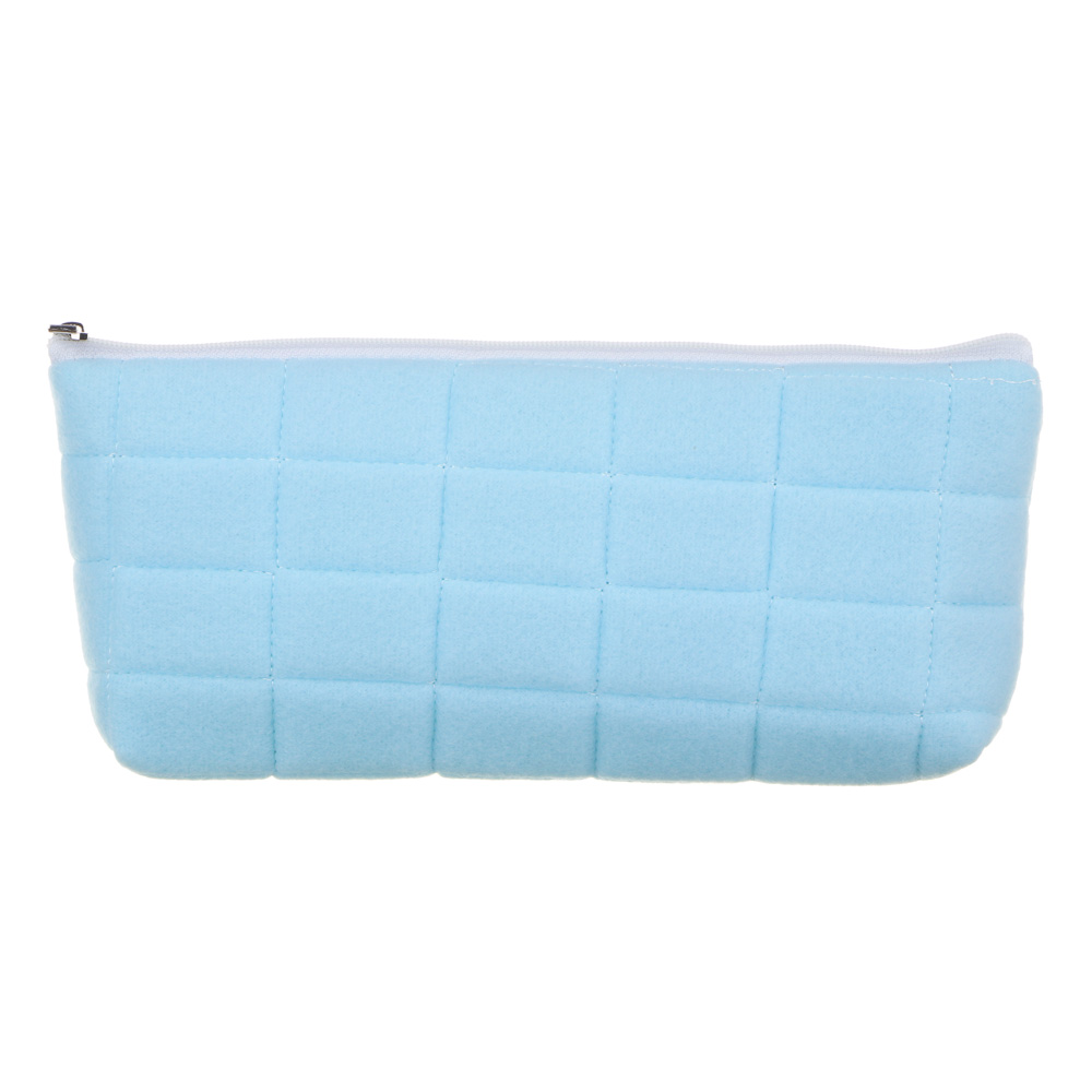 Пенал треугольный, 20х8х4,5см, 1 отделение на молнии, полиэстер, хлопок, прошивка, 4 цвета, пакет, арт.№ 238-402