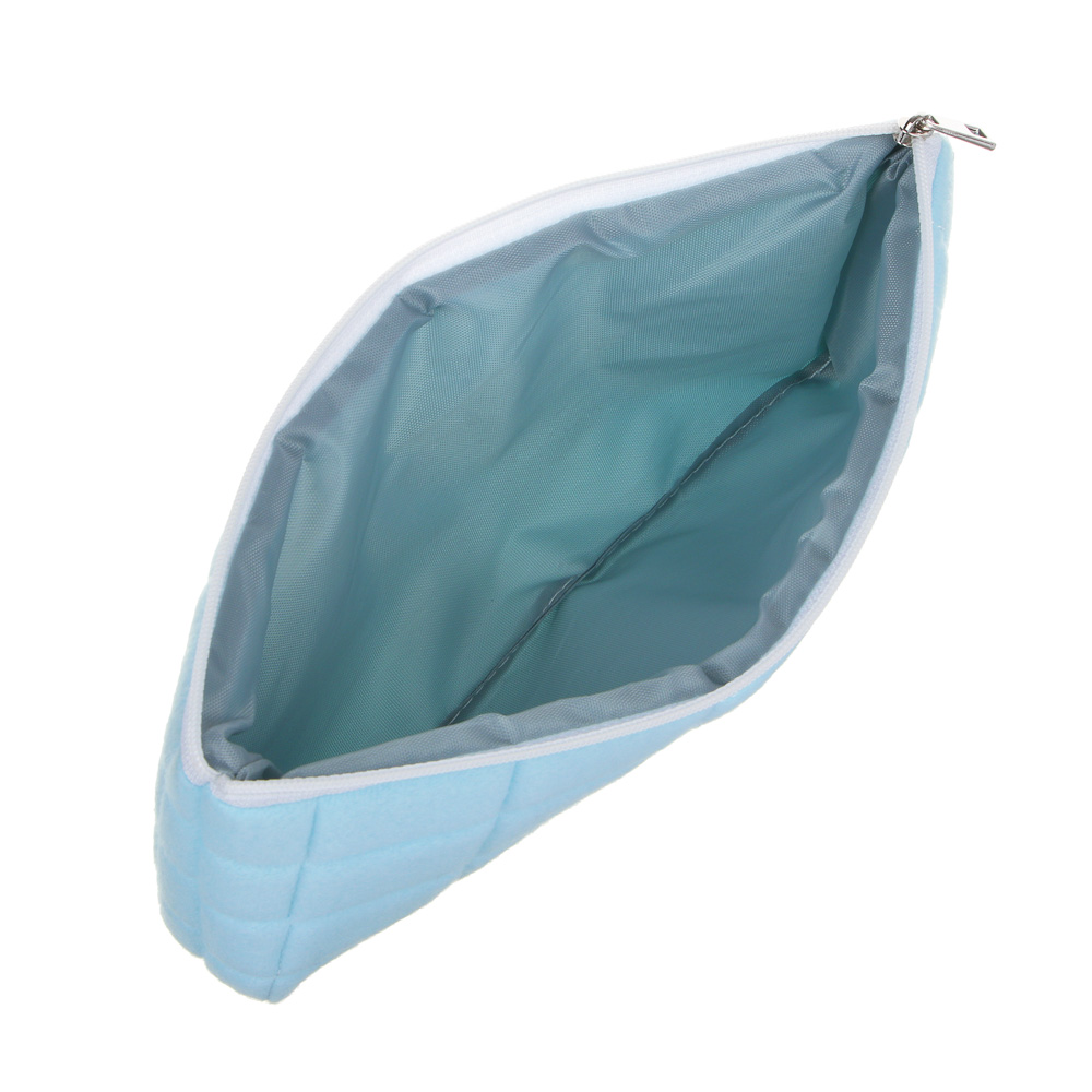 Пенал треугольный, 20х8х4,5см, 1 отделение на молнии, полиэстер, хлопок, прошивка, 4 цвета, пакет, арт.№ 238-402