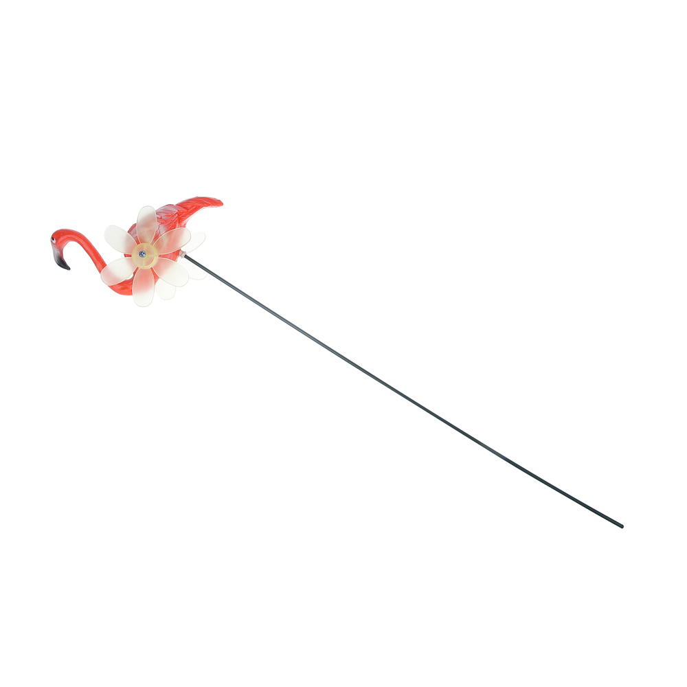 Фигурка на стержне "Фламинго" тм INBLOOM, 14х8х60см, пластик, металл, арт.№ 153-205