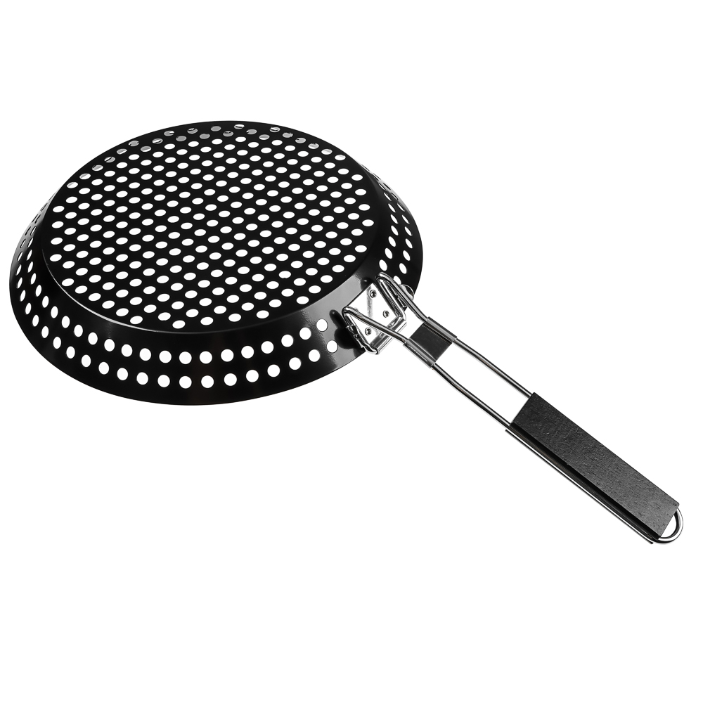 Сковорода-гриль с антипригарным покрытием тм GRILLBOOM, 300х50 мм, арт.№ 104-048