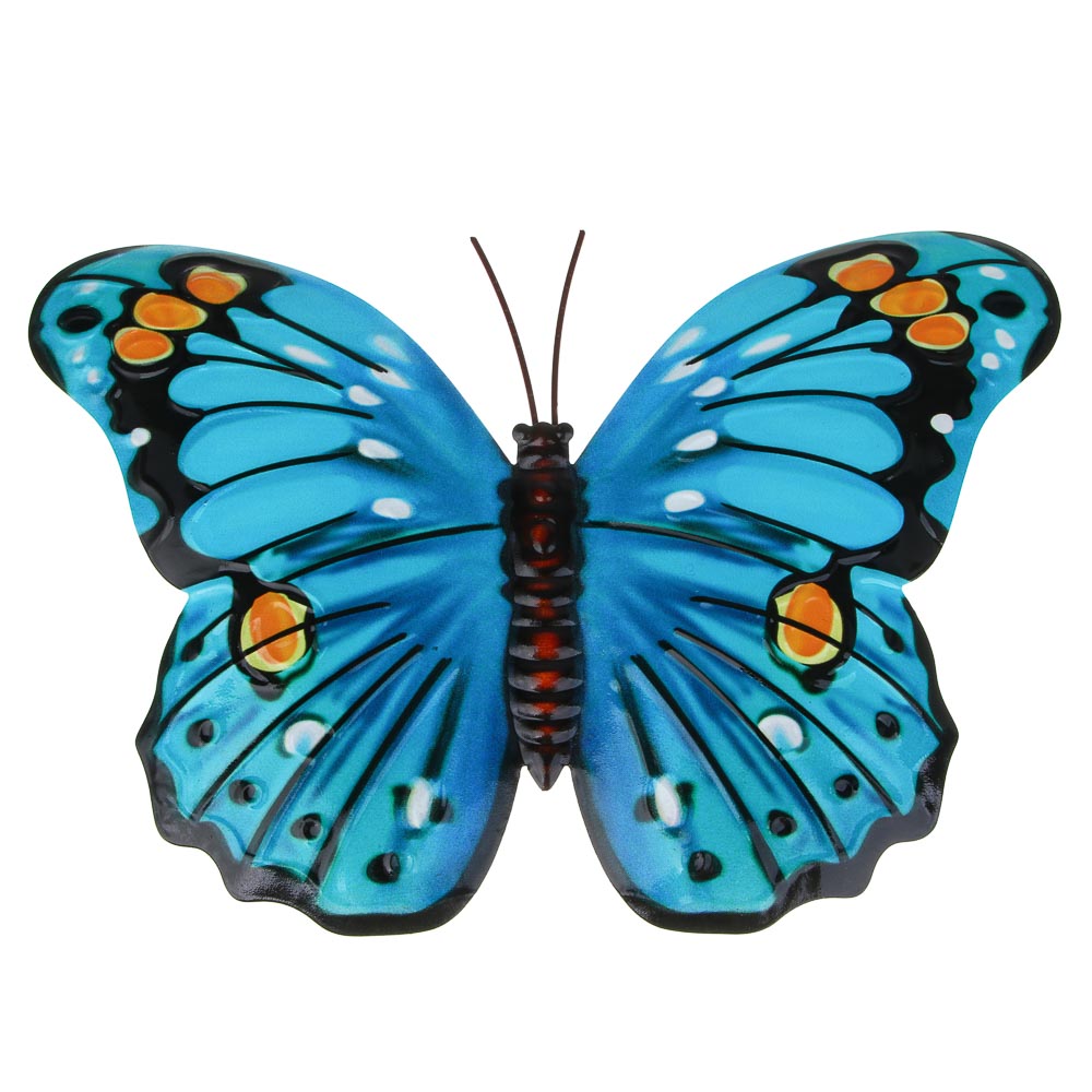 INBLOOM Фигурка настенная Бабочка 30х20см, металл, арт.№ 153-176