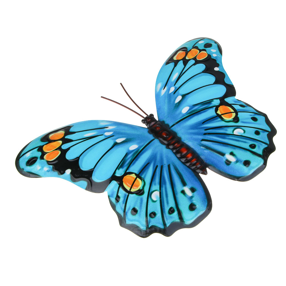 INBLOOM Фигурка настенная Бабочка 30х20см, металл, арт.№ 153-176