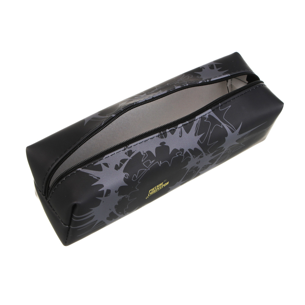 Пенал прямоугольный, 21x6x6см., BY Русские Супергерои "Ночь" искусственная кожа с печатью, арт.№ 801-109