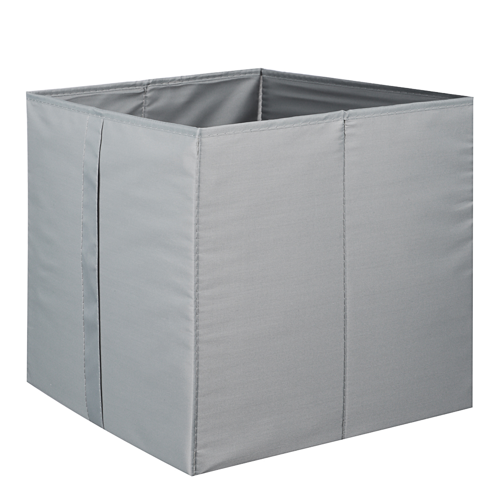 VETTA Короб без крышки, 30х30х30 см, Швеция, полиэстер, серый, арт.№ 457-707