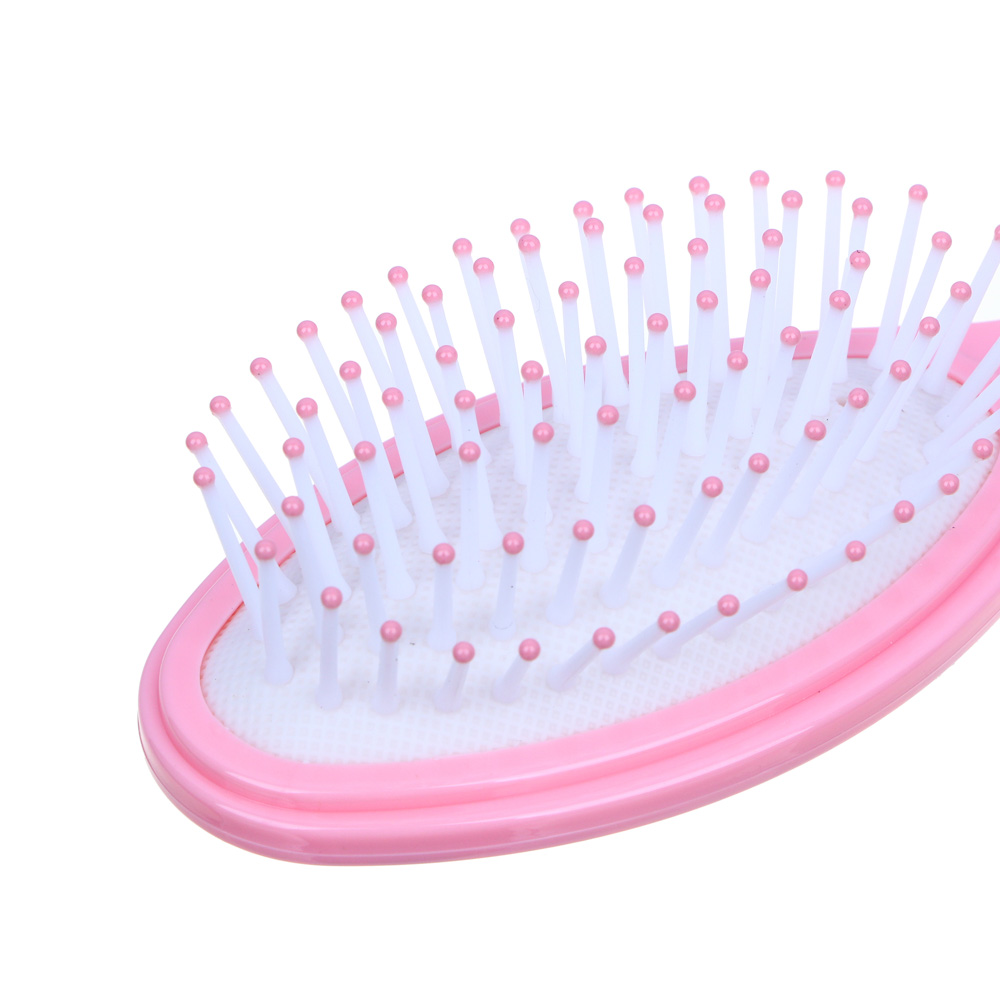 ЮНИLOOK Расческа массажная 3D, пластик, резина, 17,3х5,2см, 2-4 дизайна, арт.№ 356-923