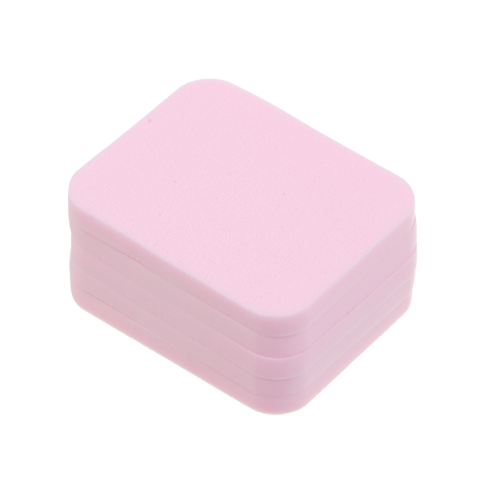 ЮНИLOOK Набор спонжей 6 шт: капля 1шт, плоские 5 шт, полиуретан, 6х4/5,3х4,2см, 6 цветов, ВЗ24-58, арт.№ 357-333