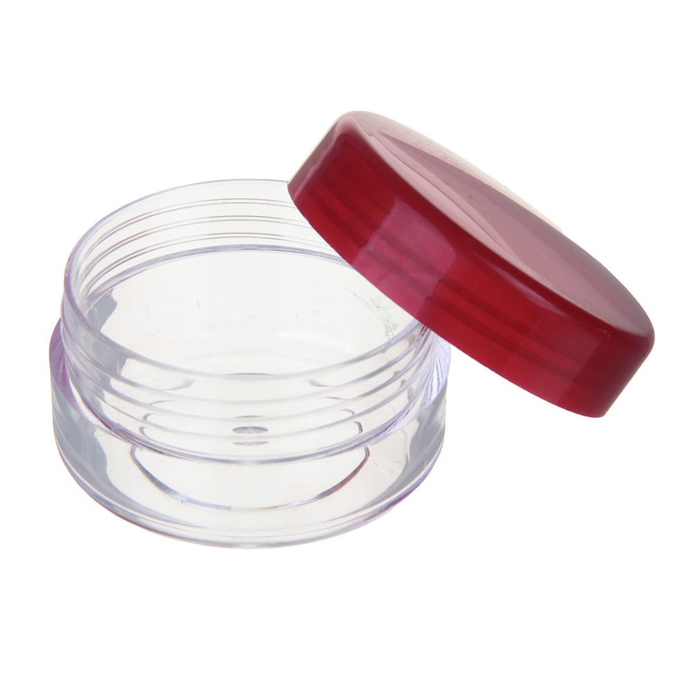 Набор емкостей дорожный 8 пр. (1шт-60мл,2шт-50мл,3шт-10 гр,лопатка+воронка) тм ЮL, пластик, ВЗ24-58, арт.№ 357-334