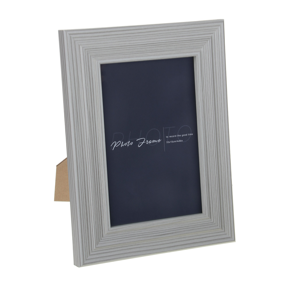 Фоторамка, 10х15 см, полистирол, 2 дизайна, арт.3-24, арт.№ 520-879