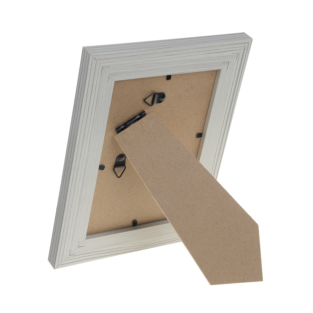 Фоторамка, 10х15 см, полистирол, 2 дизайна, арт.3-24, арт.№ 520-879