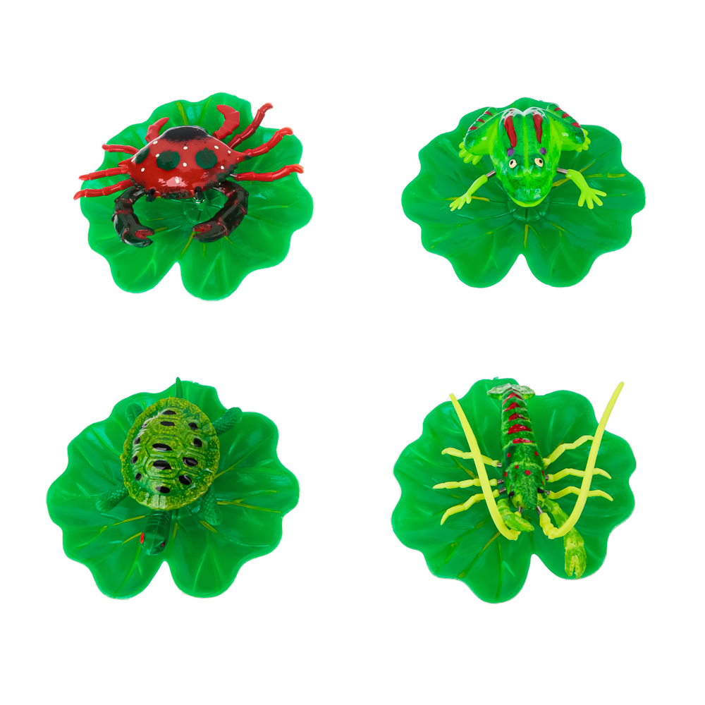 INBLOOM Фигурка на стержне 60см "Речные обитатели" пластик, металл, арт.№ 153-108