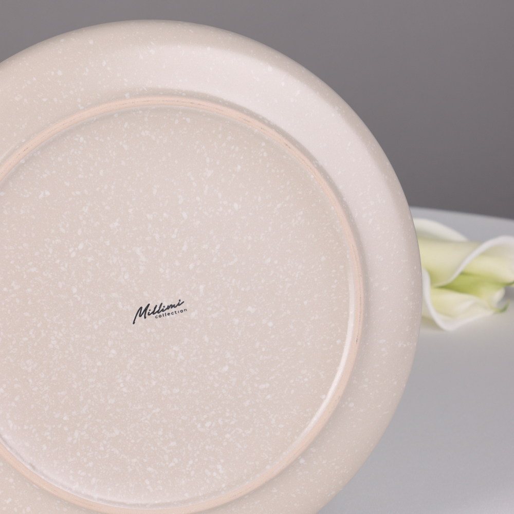 MILLIMI Тарелка подстановочная 26.5х2.8см, керамика, бежевый, арт.№ 824-180