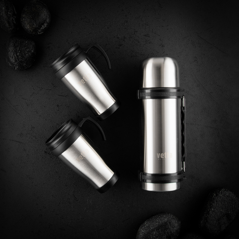 VETTA Набор походный (термос 1л + 2 термос-кружки 450мл) в сумке, арт.№ 841-587