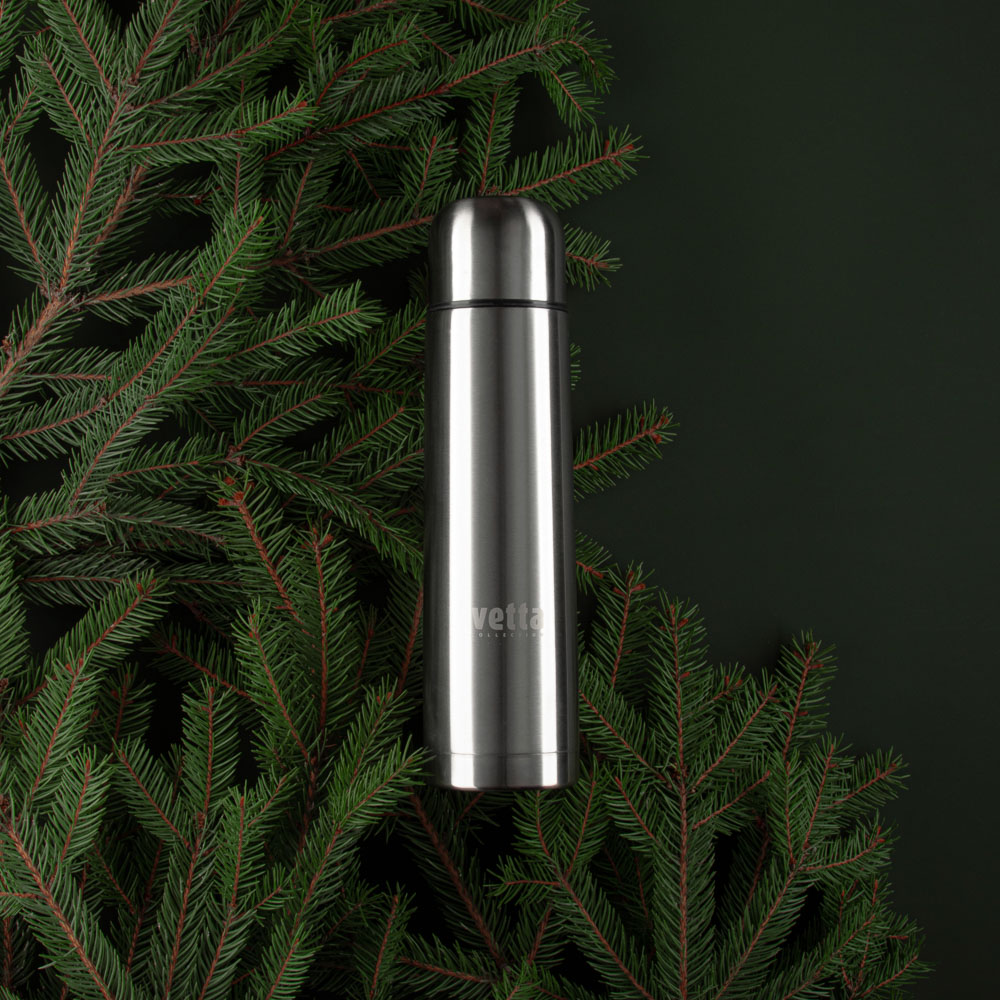 VETTA Термос 0,75л "Буллет" для напитков, серебристый, нержавеющая сталь, арт.№ 841-786
