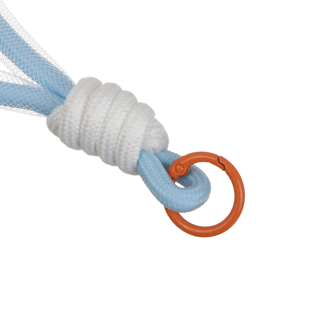 Брелок-подвеска шнурок "Ничего лишнего" 17х2,5см, полиэстер, 4 цвета, арт.№ 532-085