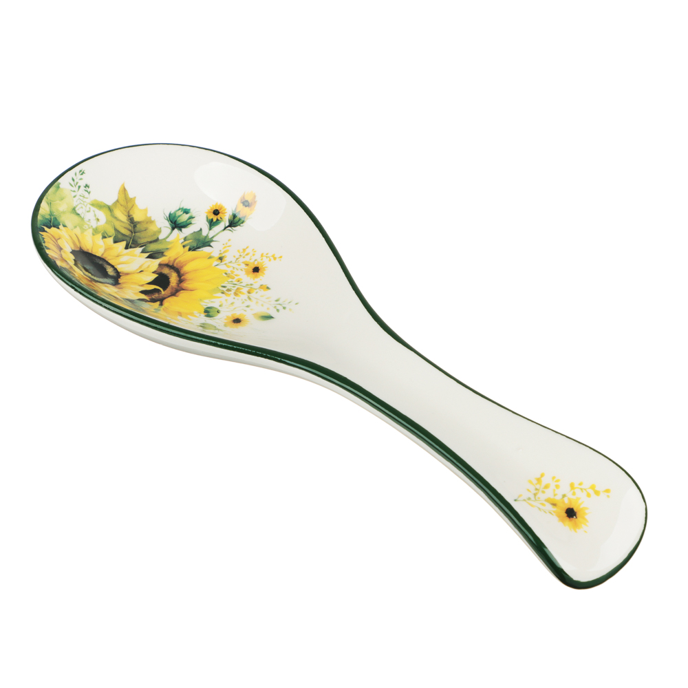 MILLIMI Подсолнухи Подставка для ложки, 25х9х2,5см, керамика, арт.№ 824-660