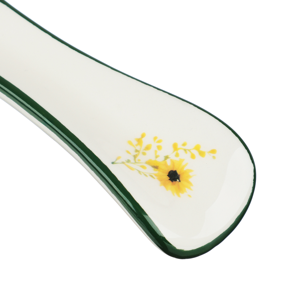 MILLIMI Подсолнухи Подставка для ложки, 25х9х2,5см, керамика, арт.№ 824-660
