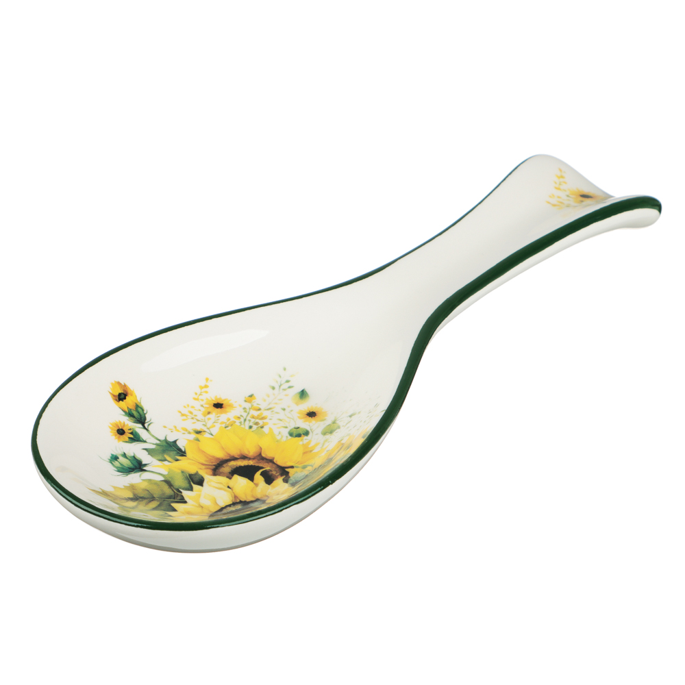 MILLIMI Подсолнухи Подставка для ложки, 25х9х2,5см, керамика, арт.№ 824-660