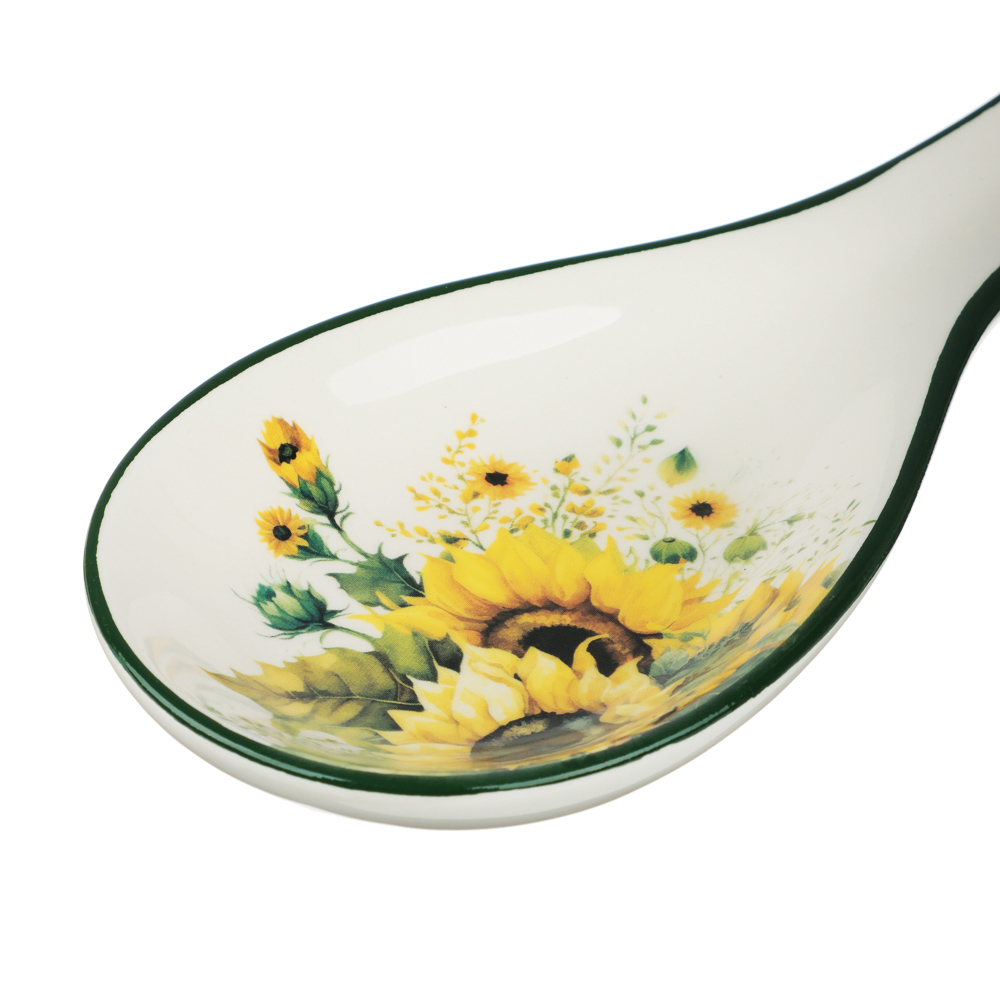 MILLIMI Подсолнухи Подставка для ложки, 25х9х2,5см, керамика, арт.№ 824-660