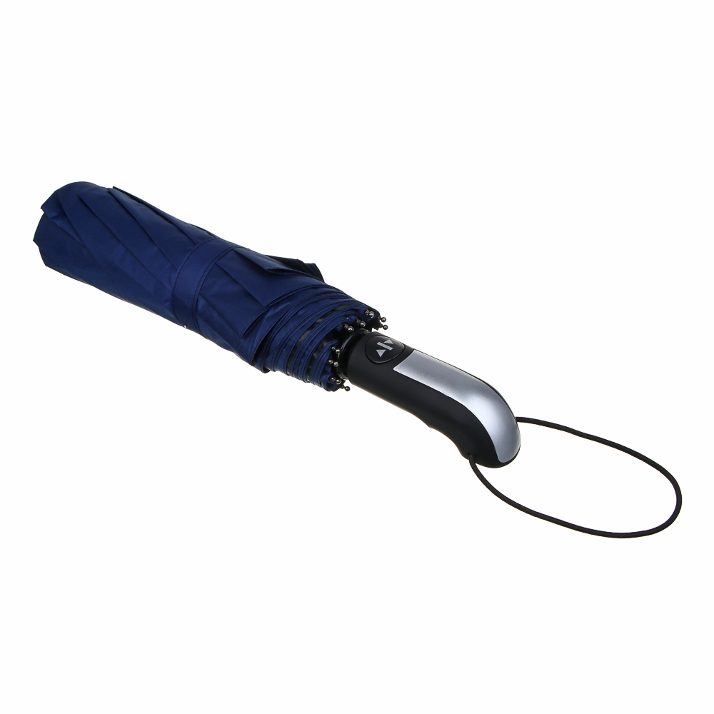 Зонт автомат, усиленный, металл, пластик, полиэстер, винил, d103см, 10 спиц, 3 цвета, арт.№ 302-394