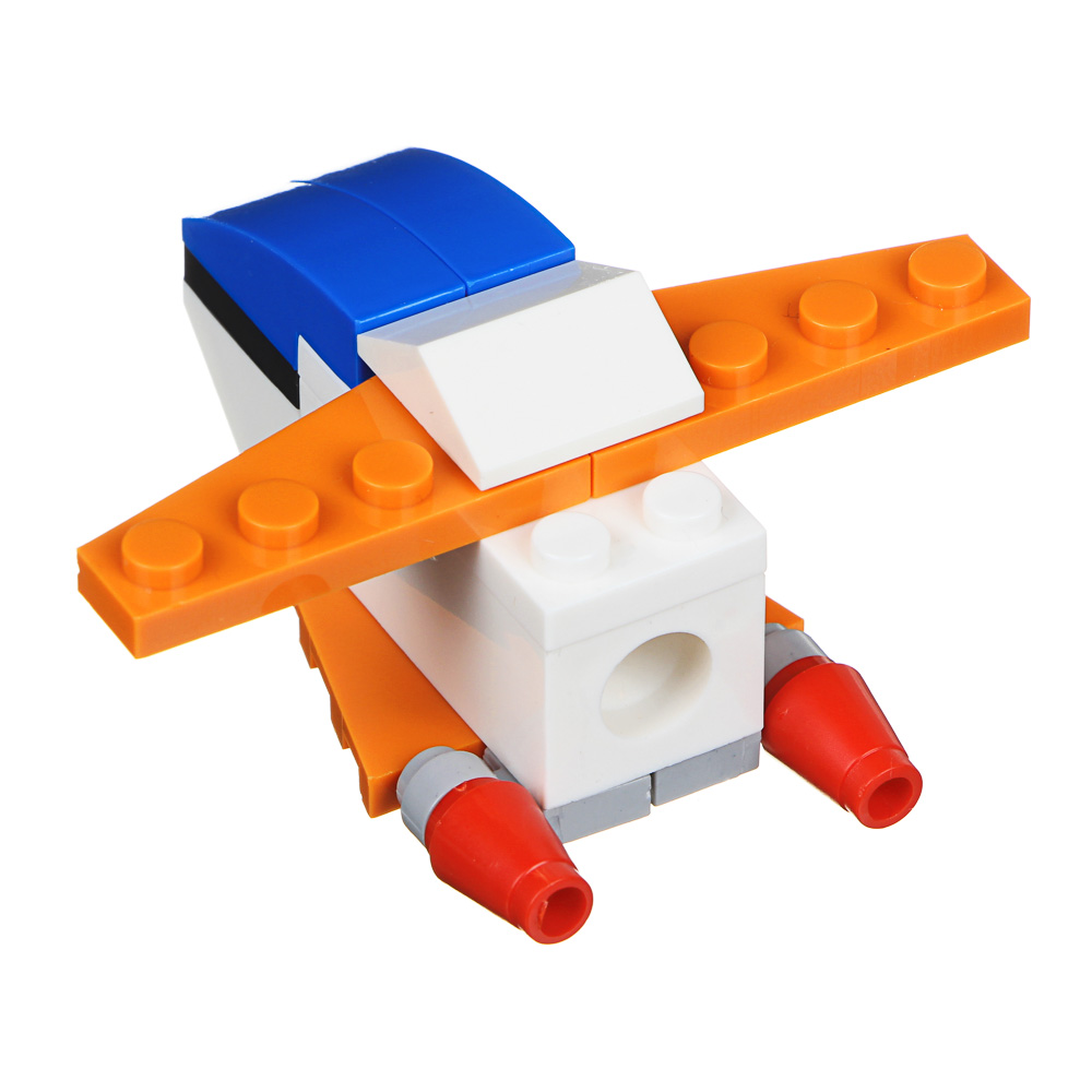 ClipStudio Точилка-конструктор в форме космического корабля, 15 дет, пластик, 9х6х3см, к/к, 2 цвета, арт.№ 576-020