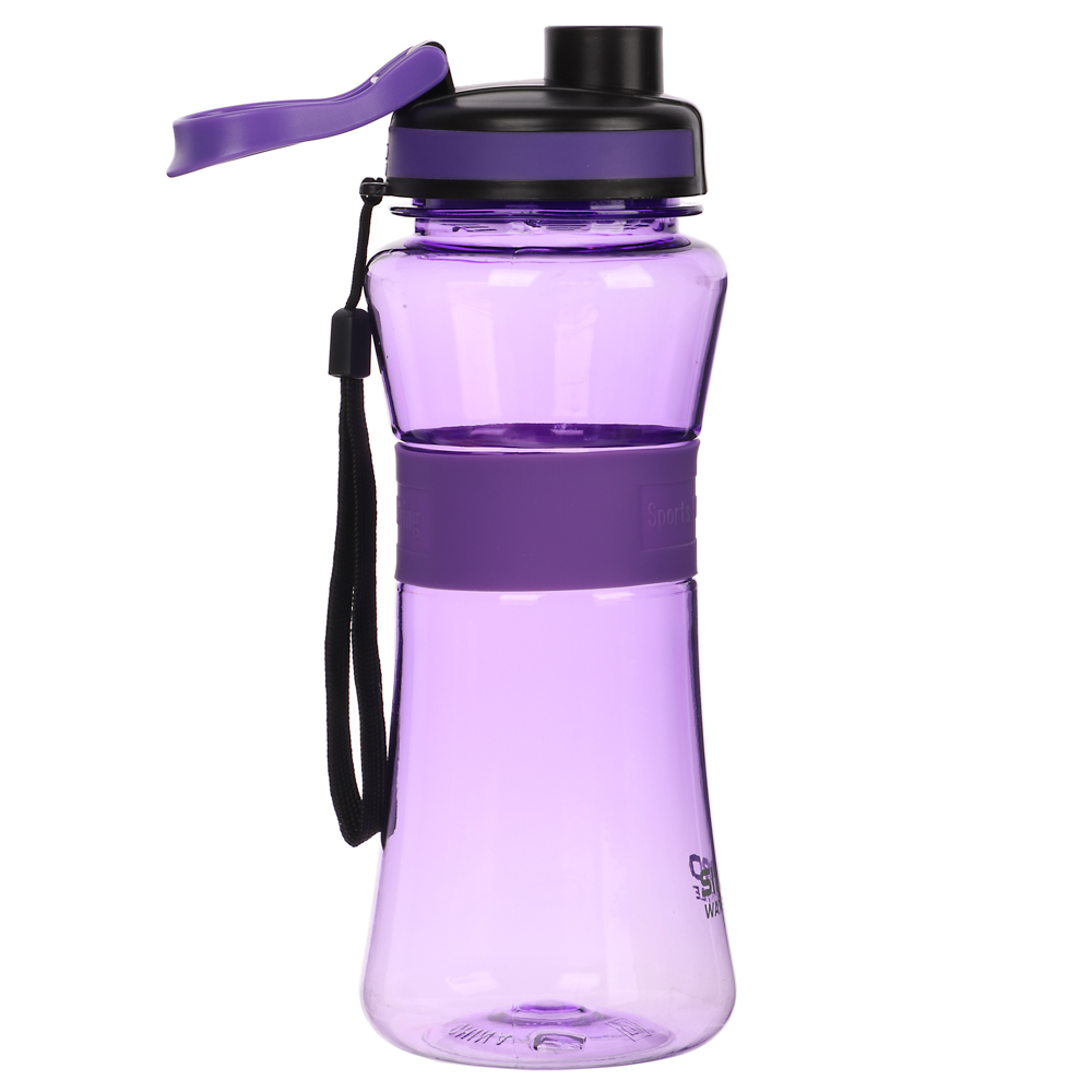 SILAPRO Спортивная бутылка с сеточкой 22х8см, 700мл, силикон, PC, арт.№ 088-010