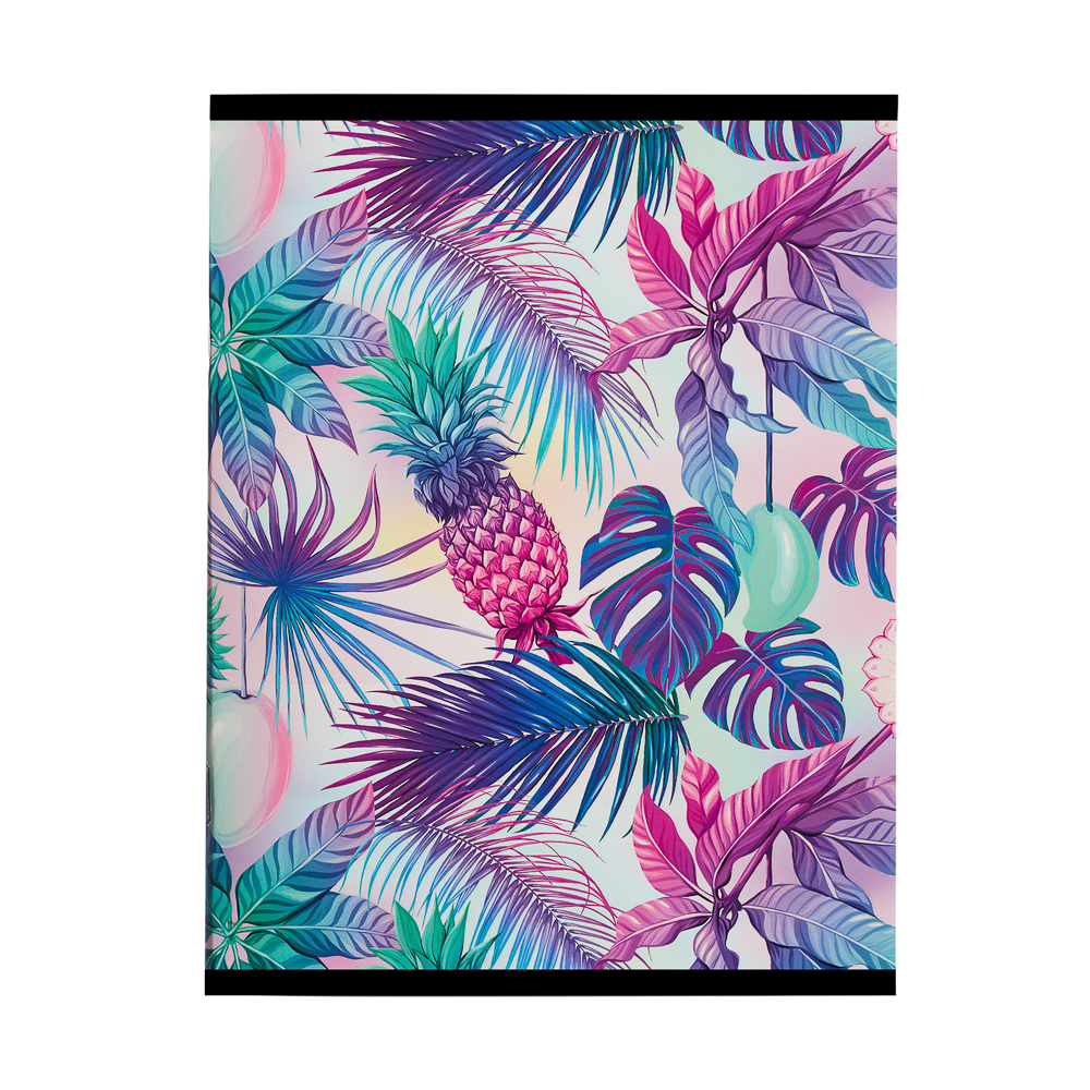 ВСЁГАЗИН Тетрадь 80л., А5+, в клетку ПРЕМИУМ, офсет, обл.картон, скрепка, "Микс" эффекты, 4 диз., арт.№ 059-029