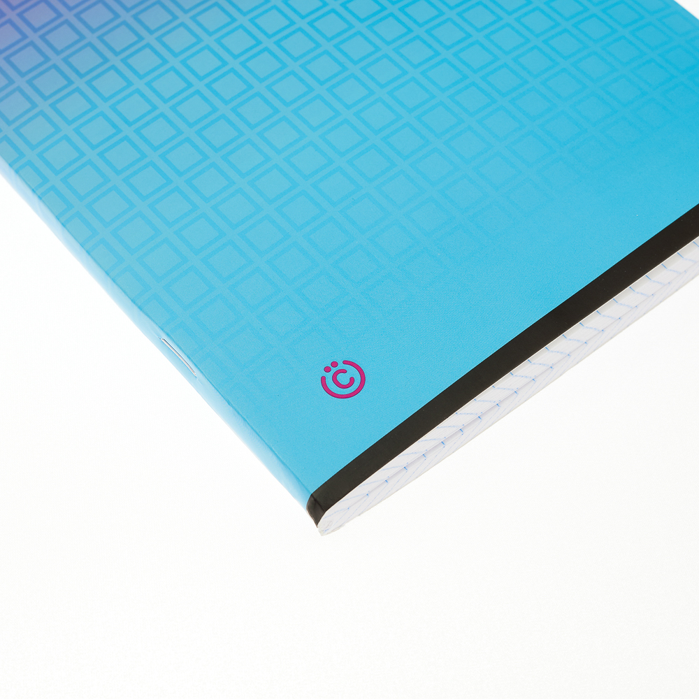 ВСЁГАЗИН Тетрадь 80л., А5+, в клетку ПРЕМИУМ, офсет, обл.картон, скрепка, "Микс" эффекты, 4 диз., арт.№ 059-029