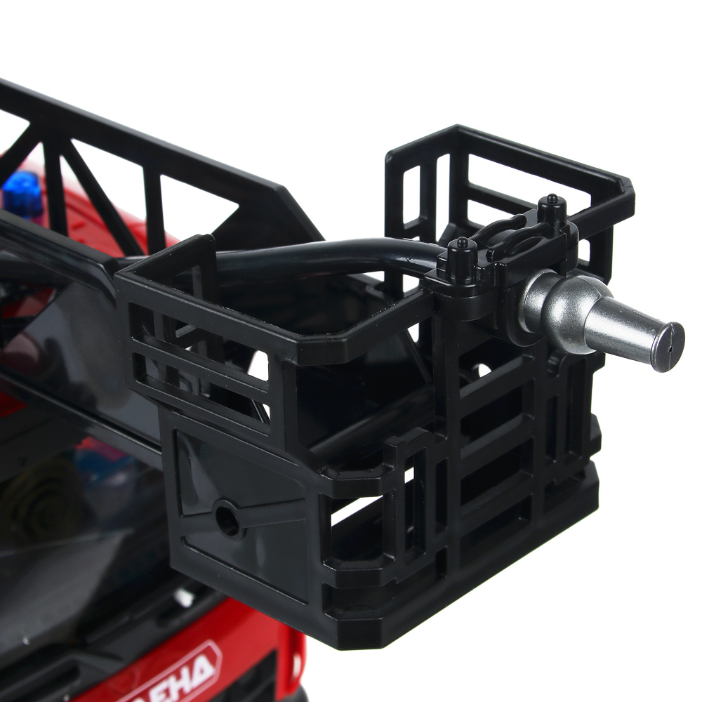 ИГРОЛЕНД Машина на РУ Пожарная 1:14, функ.вода, звук, свет, движение, АКБ, ABS, 61,8х22х28,5см, арт.№ 293-101