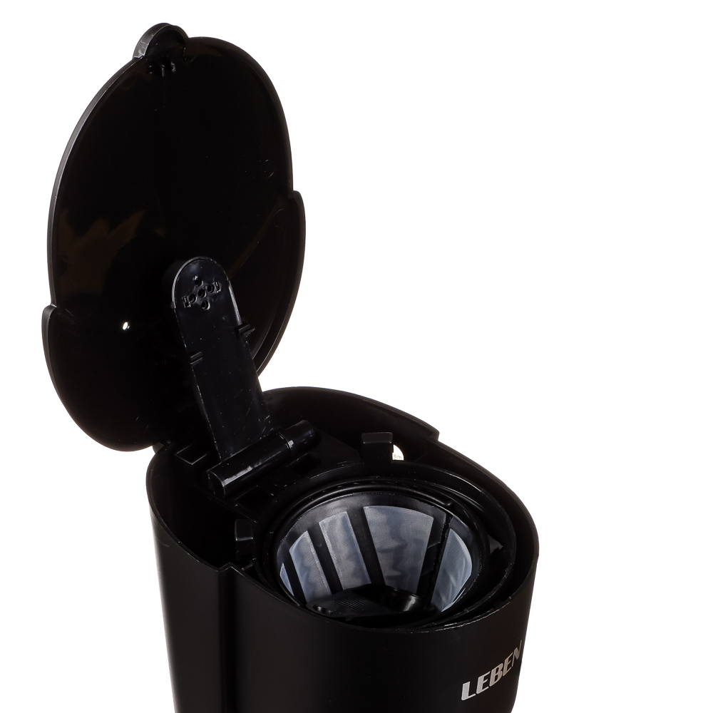 LEBEN Кофеварка капельная 650Вт, стеклянная колба 650 мл, арт.№ 286-024