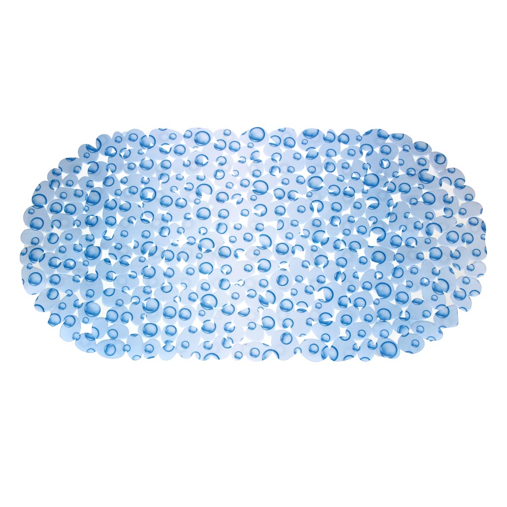 VETTA Коврик в ванну противоскользящий, ПВХ, 66,5*34 см, "Лайт", овал, 2 дизайна, арт.№ 403-064