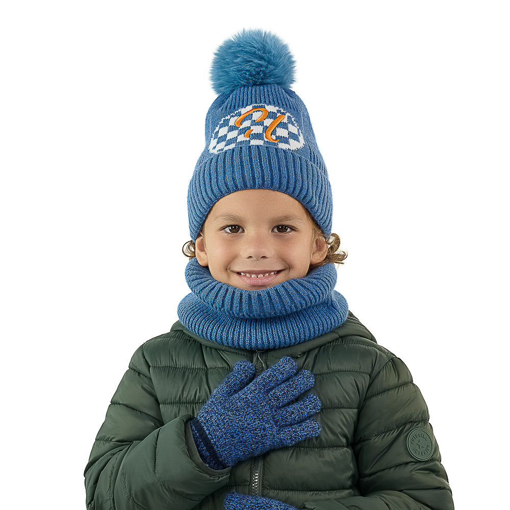 GALANTE Перчатки детские, р.16, 4 дизайна, СЗПВ24-22, арт.№ 363-380