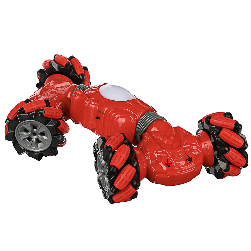 ИГРОЛЕНД Машинка РУ "Вездеход" управ-е браслет/пульт, свет, звук, АКБ, ABS, PVC, 40х26х11см, 2 цвета, арт.№ 293-089