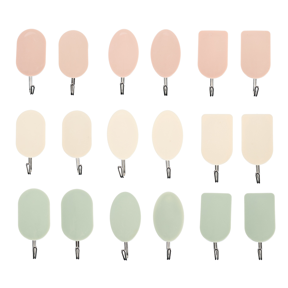 Крючки самоклеящиеся тм VETTA, 3 цвета, 2 шт, арт.№ 440-302