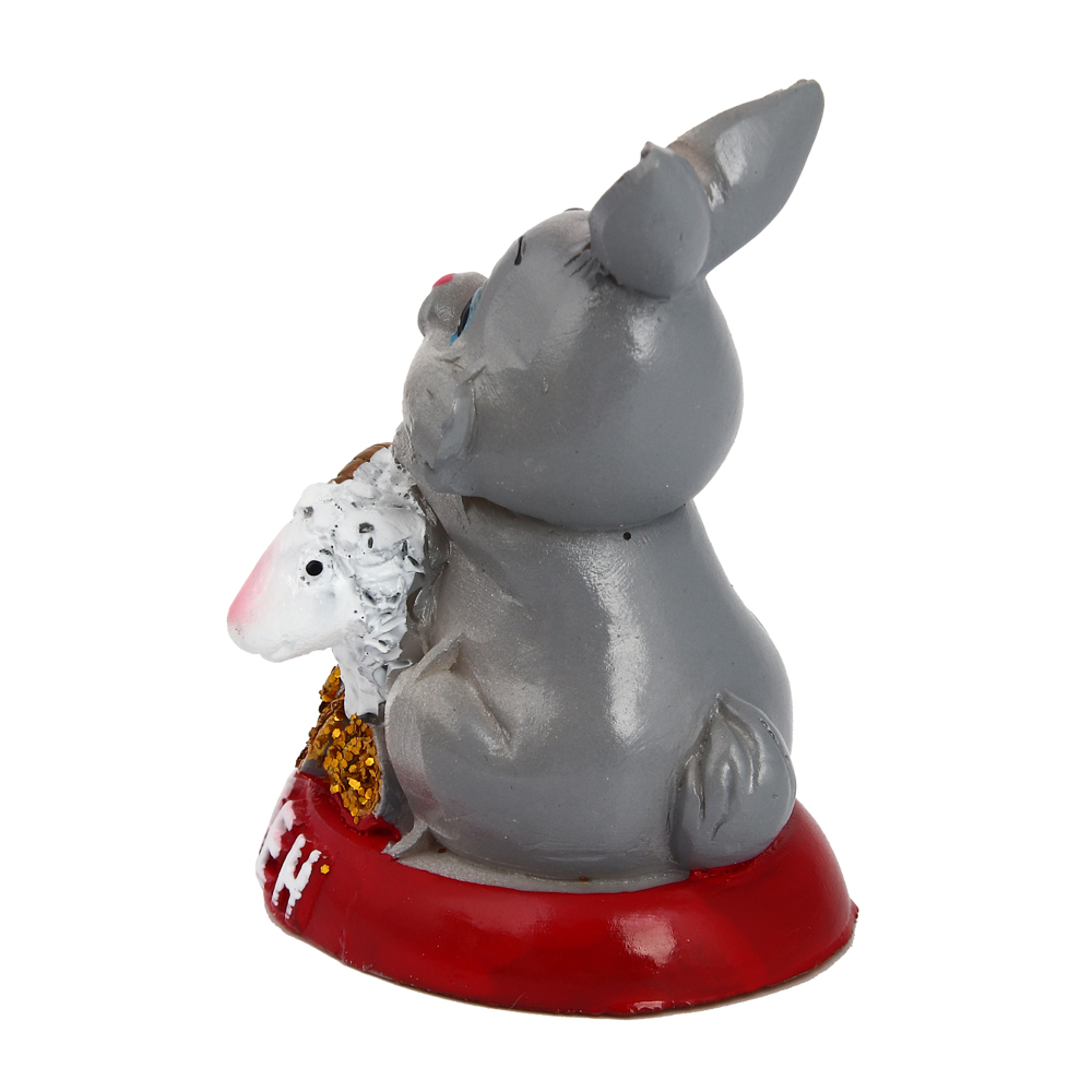 СНОУ БУМ Фигурка Символ года, 6x4x3,2 см, полистоун, Знаки Зодиака, 12 дизайнов, арт.№ 398-448