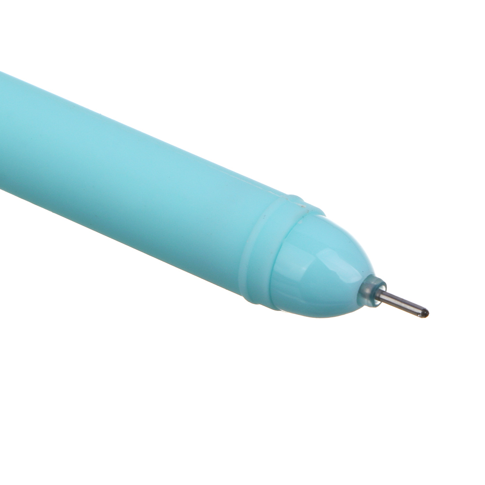 Ручка гелевая черная, с браслетом и фигуркой забавных животных, 3 дизайна, арт.№ 591-264