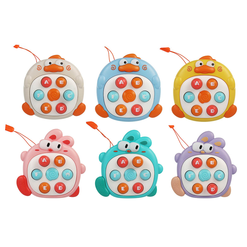 Развивающая игрушка "Питомцы-кнопочки", ИГРОЛЕНД, ABS, арт.№ 270-056