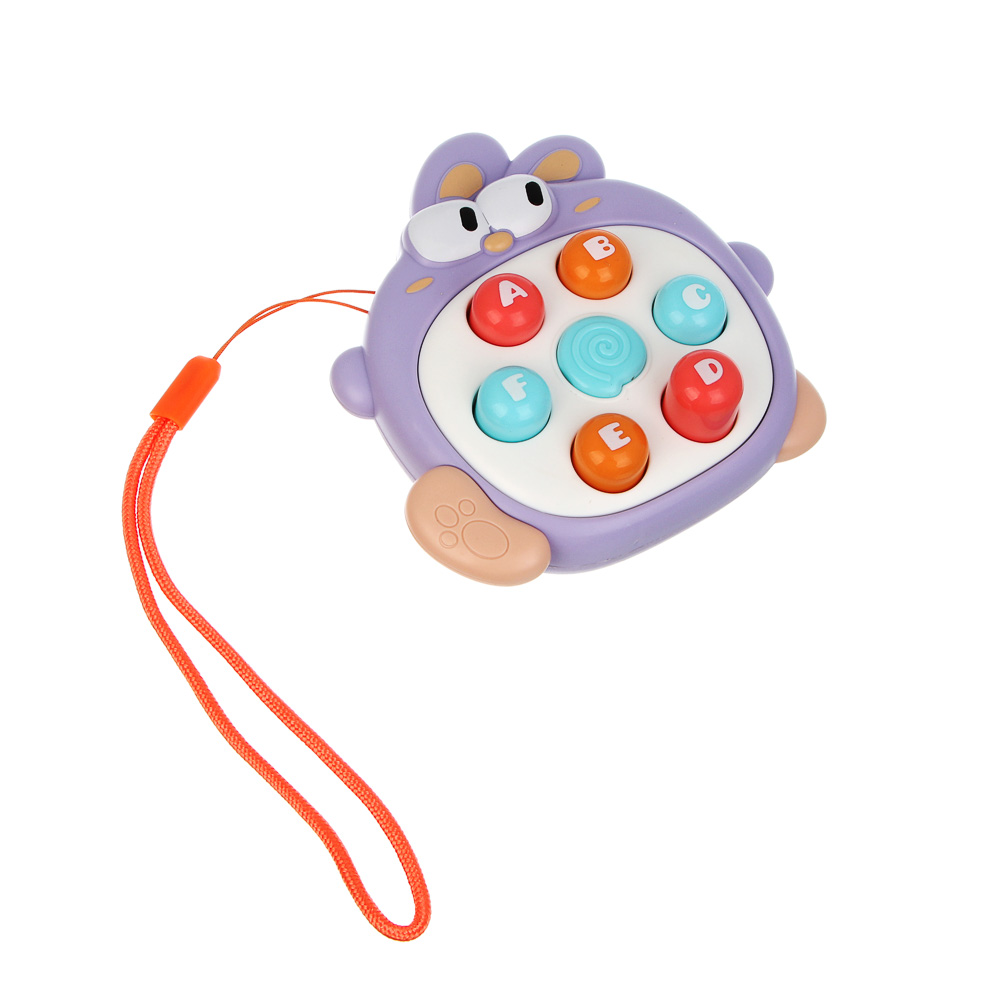 Развивающая игрушка "Питомцы-кнопочки", ИГРОЛЕНД, ABS, арт.№ 270-056