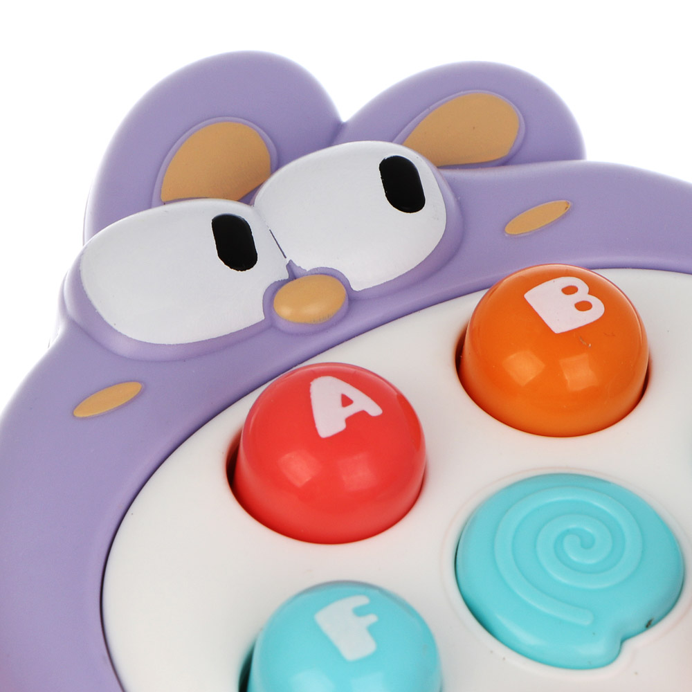 Развивающая игрушка "Питомцы-кнопочки", ИГРОЛЕНД, ABS, арт.№ 270-056