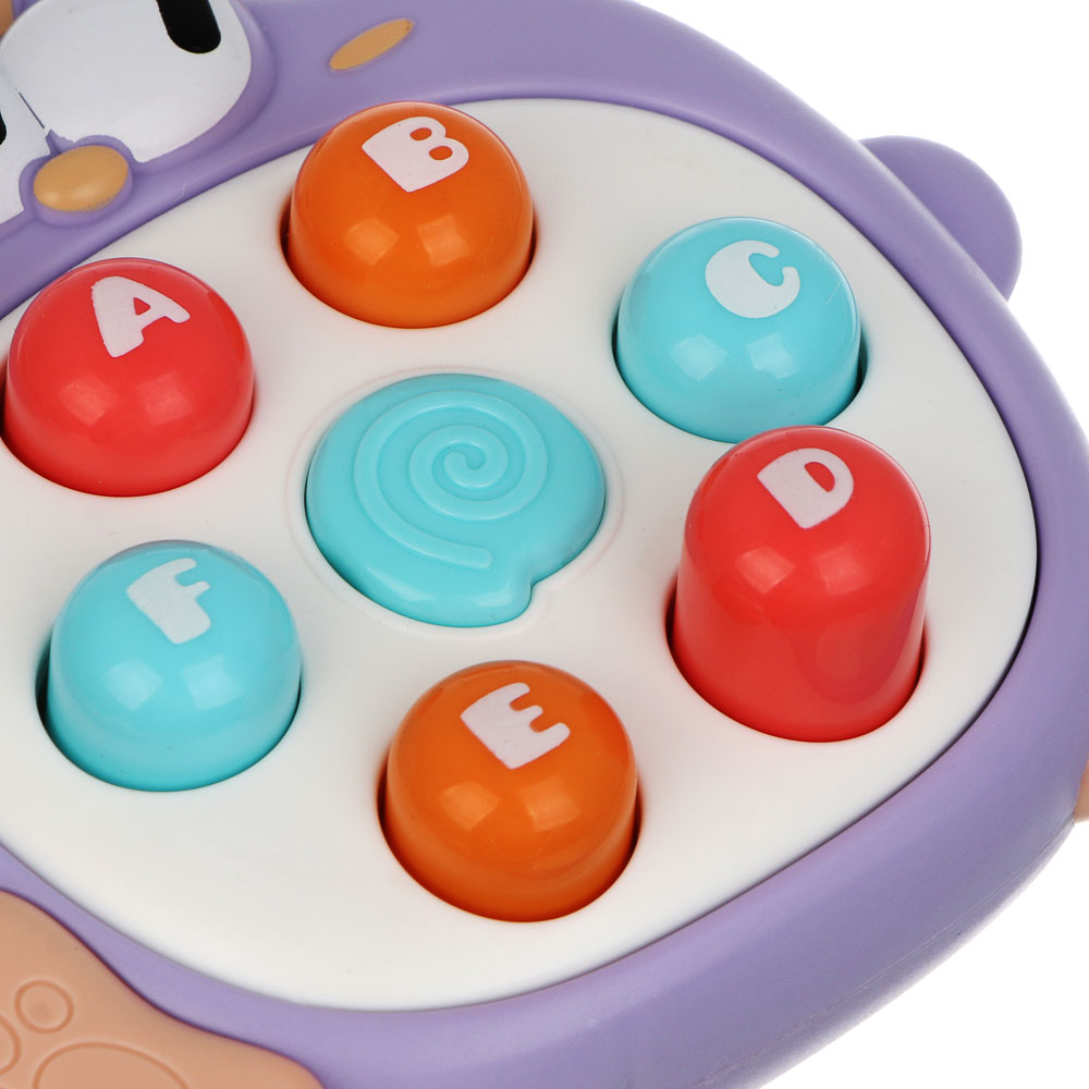 Развивающая игрушка "Питомцы-кнопочки", ИГРОЛЕНД, ABS, арт.№ 270-056