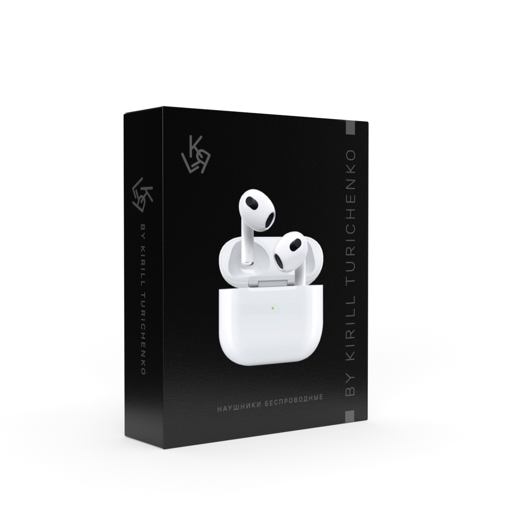 Наушники беспроводные TWS КИРЯ Space Connect, беспроводная подзарядка, 30/350мАч, BT: 5.0, арт.№ 410-242