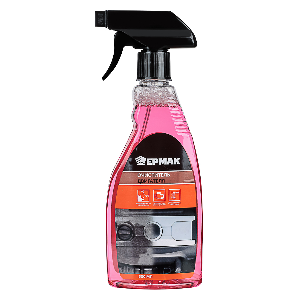ЕРМАК Очиститель двигателя (триггер), 500 мл., арт.№ 727-058