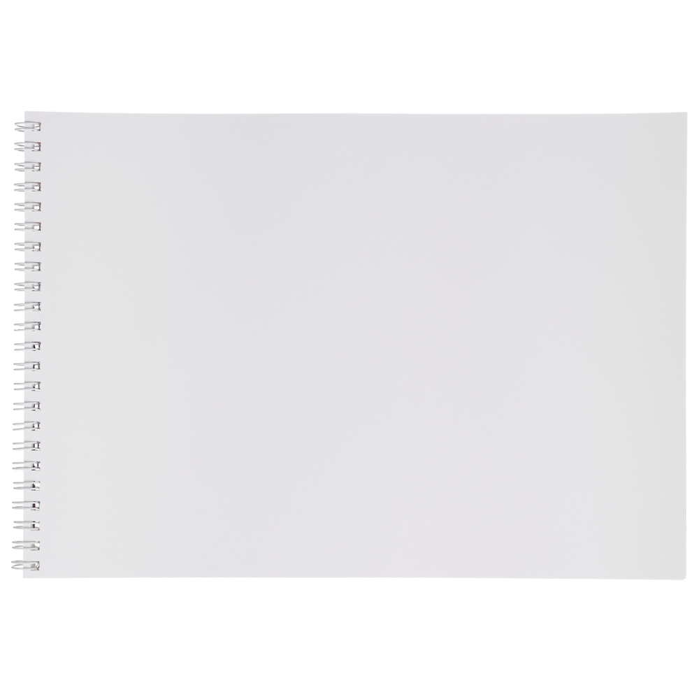 УМКА Альбом для рисования A4 40 листов, блок - офсет 100г/м2, обложка картон, спираль, выб.лак, 4диз, арт.№ 805-028